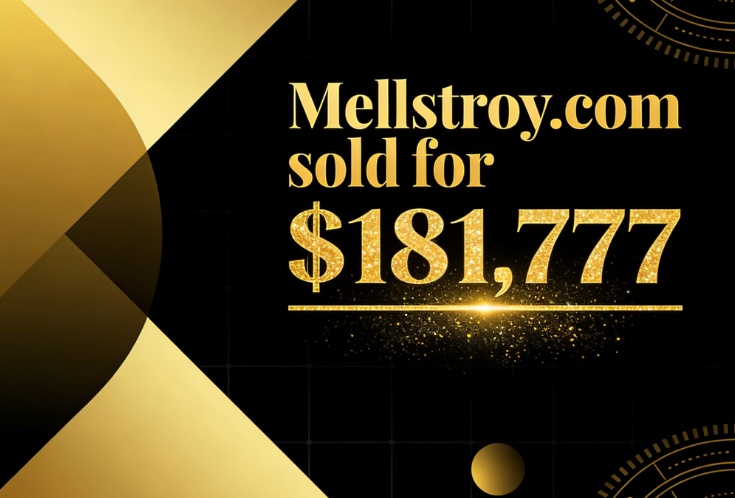 Mellstroy.com topped the GNAME platform's sales chart for 1,777