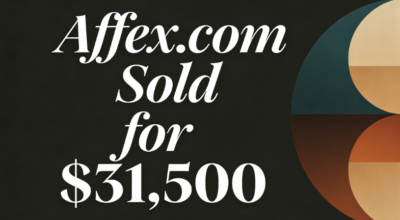 Affex.com Sold for $31,500 via Atom.com