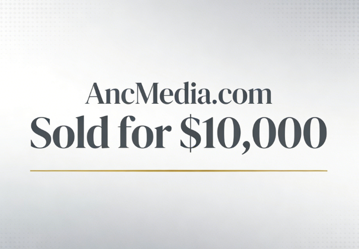 AncMedia.com Sold for ,000 via Sedo