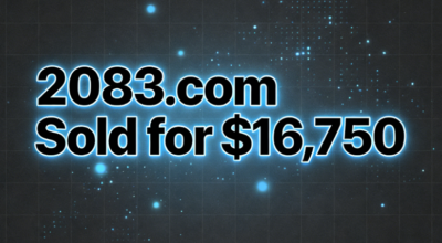 2083.com Sold for $16,750: Numeric Domain Name Shows Value Through Diverse Meanings