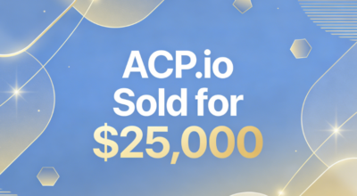 ACP.io Sold for $25,000 via Sedo, Three-Letter .io Domains Become Market Darlings