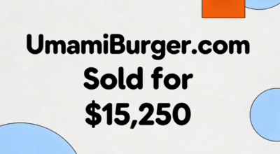 UmamiBurger.com Sold for $15,250: A Fusion of Taste Symbol and Commercial Value