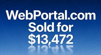 WebPortal.com Sold for $13,472: Why are "Web Portal" Domains So Popular?