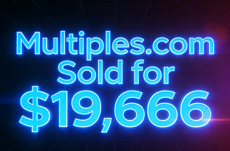 Multiples.com Sold for ,666, Revealing the Digital Asset Code of "Multiple Value"