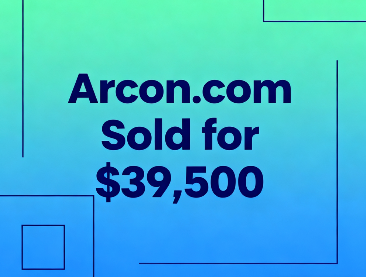 Arcon.com Sold for ,500 via NameJet