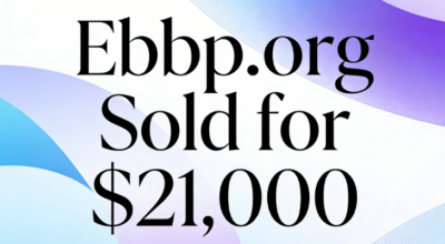 Ebbp.org Sold for $21,000 via GoDaddy