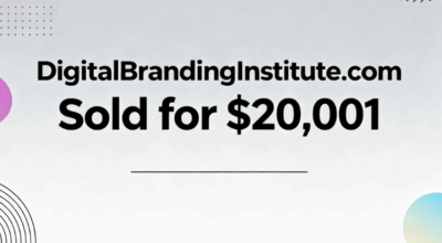 DigitalBrandingInstitute.com Sold for $20,001, Aligning with Transformation Needs