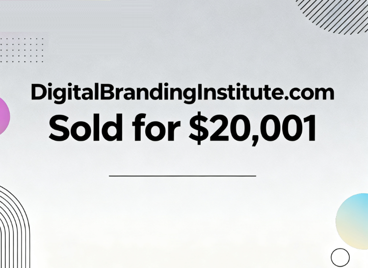 DigitalBrandingInstitute.com Sold for ,001, Aligning with Transformation Needs