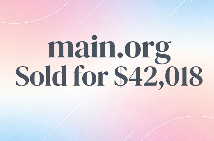 main.org Sold for ,018 via DropCatch