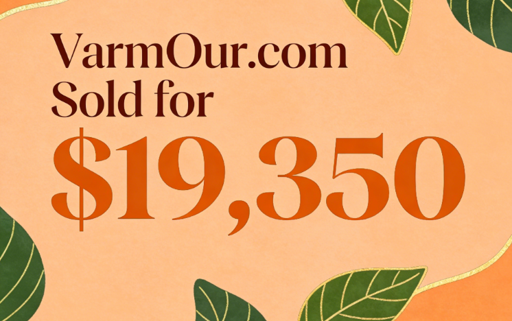 VarmOur.com Sold for ,350 via GoDaddy