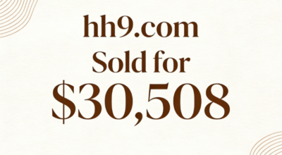 hh9.com Sold for $30,508: The Semantic Value and Commercial Potential of Short Domains