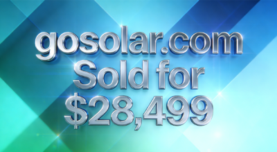 gosolar.com Sold for $28,499: The Green Business Code Behind the Domain Name