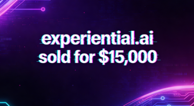 experiential.ai sold for $15,000, highlighting the value of the AI ​​experience sector