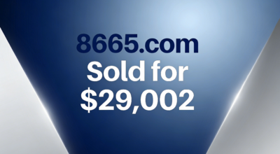 8665.com Sold for $29,002 via GoDaddy Auctions