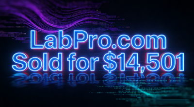 The Great Value of Short Domain Names: LabPro.com Sells for a High Price of $14,501