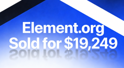 Element.org Sold for $19,249: The Infinite Possibilities of a Single Word