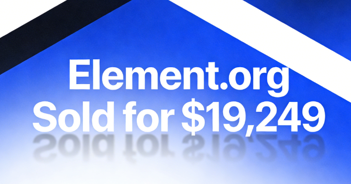 Element.org Sold for ,249: The Infinite Possibilities of a Single Word