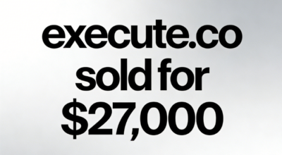 The domain execute.co was sold for $27,000 through NamePros