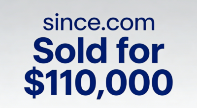 since.com Sold for $110,000: The Time Value and Commercial Implications Behind the Domain Name