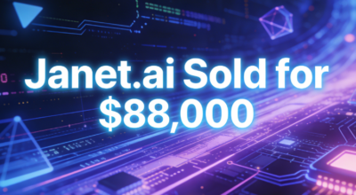 Janet.ai Sold for $88,000, Infused with Futuristic and Technological Charm
