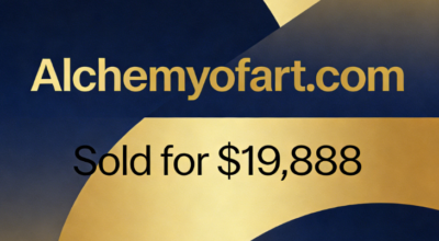Alchemyofart.com Sold for $19,888 via DomainMarket.com