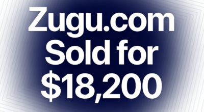 Zugu.com Sold for $18,200 via Dynadot