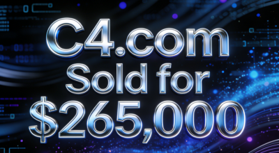 C4.com Sold for $265,000, Setting a New Record for Two-Character Domain Name Transactions