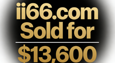 ii66.com Sold for $13,600, Domain Name Meaning Hints at Commercial Value
