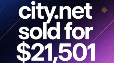 The domain city.net was sold for $21,501, decoding the digital value of city-related domain names