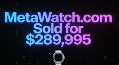 MetaWatch.com Sold for $289,995 with a Transaction Fee of $50,000