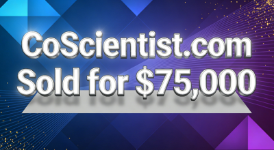 CoScientist.com Sold for $75,000, Perfectly Aligned with the Science and Technology Innovation Sector