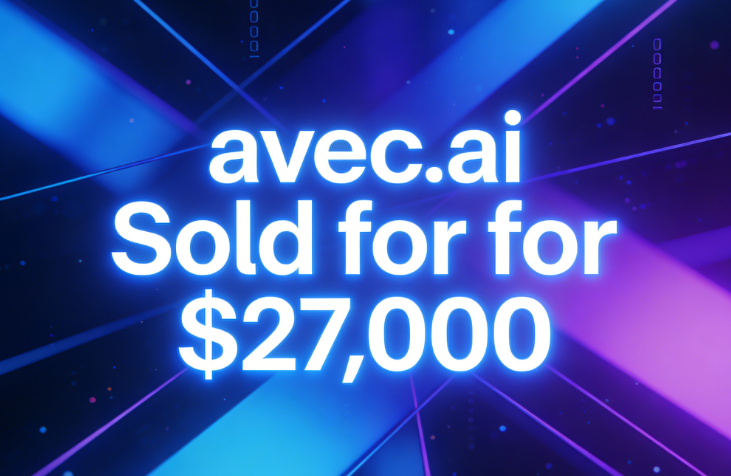 French Meaning + AI Attribute: The Value of avec.ai Domain Sold for ,000