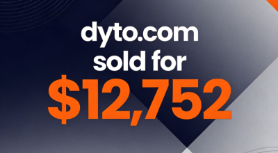 dyto.com sold for $12,752, carrying an aura of credibility and professionalism