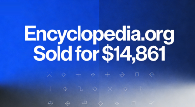 Encyclopedia.org Sold for $14,861 via GoDaddy Auctions