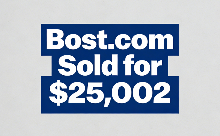Bost.com Successfully Sold for ,002 via DropCatch Auction