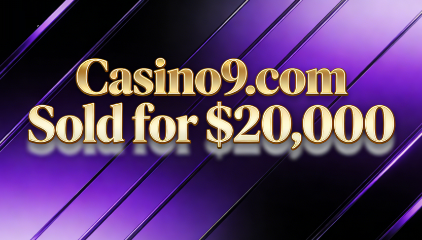 Casino9.com Sold for ,000 via GoDaddy Auctions