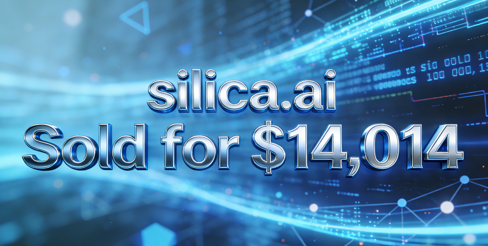 silica.ai Sold for ,014: Semantic Empowerment of Digital Asset Value in the AI ​​Era