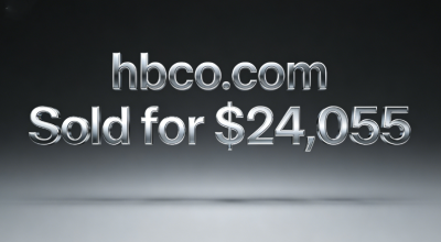 hbco.com Sold for $24,055 via GoDaddy