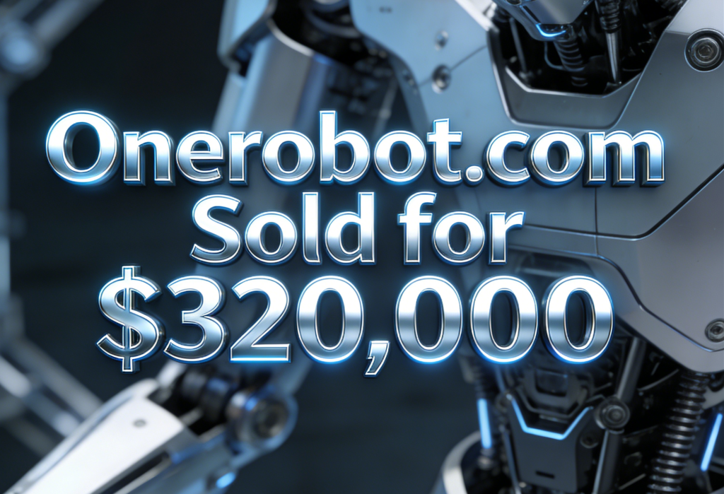 Onerobot.com Sold for 0,000, Directly Targeting the Popular Robotics Market