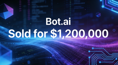 Bot.ai Sold for $1.2 Million on Sedo, Marking Another Record-Breaking AI Domain Name Sale