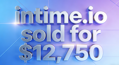 intime.io sold for $12,750, suitable for diverse scenarios including technology and time management