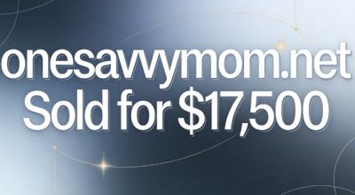 onesavvymom.net Sold for $17,500, Aligned with the Maternal and Infant Sector
