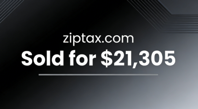 ziptax.com Sold for $21,305, Precisely Fitting a Specific Industry Scenarios