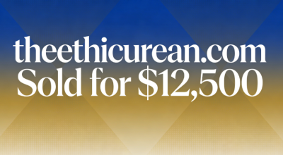 theethicurean.com Sold for $12,500 via DropCatch