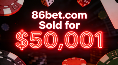 86bet.com Sold for $50,001, Aligning with the Online Gambling Industry