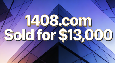 1408.com Sold for $13,000: Multiple Meanings and Values ​​Behind the Numbers