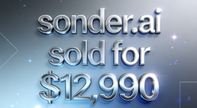 sonder.ai sold for $12,990, possessing inherent emotional resonance and narrative tension