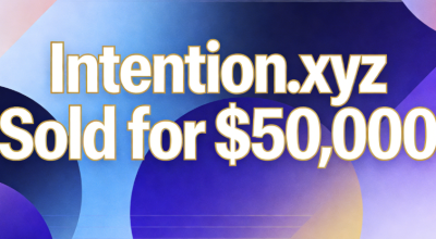 Intention.xyz Sold for $50,000 via Spaceship