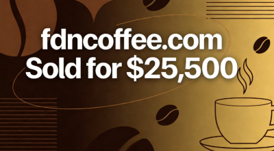 fdncoffee.com Sold for $25,500, Suitable for Coffee-Related Platforms