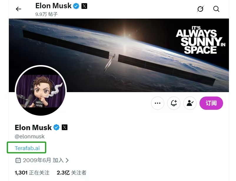 A Chinese investor sold Terafab.ai to Elon Musk for 1.2 million RMB, tying it to the world's largest chip project